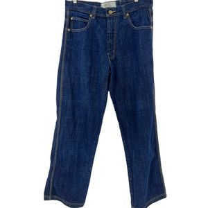 Mens Baggy Jeans Size 36 x 32 Rich Kids Dark Wash